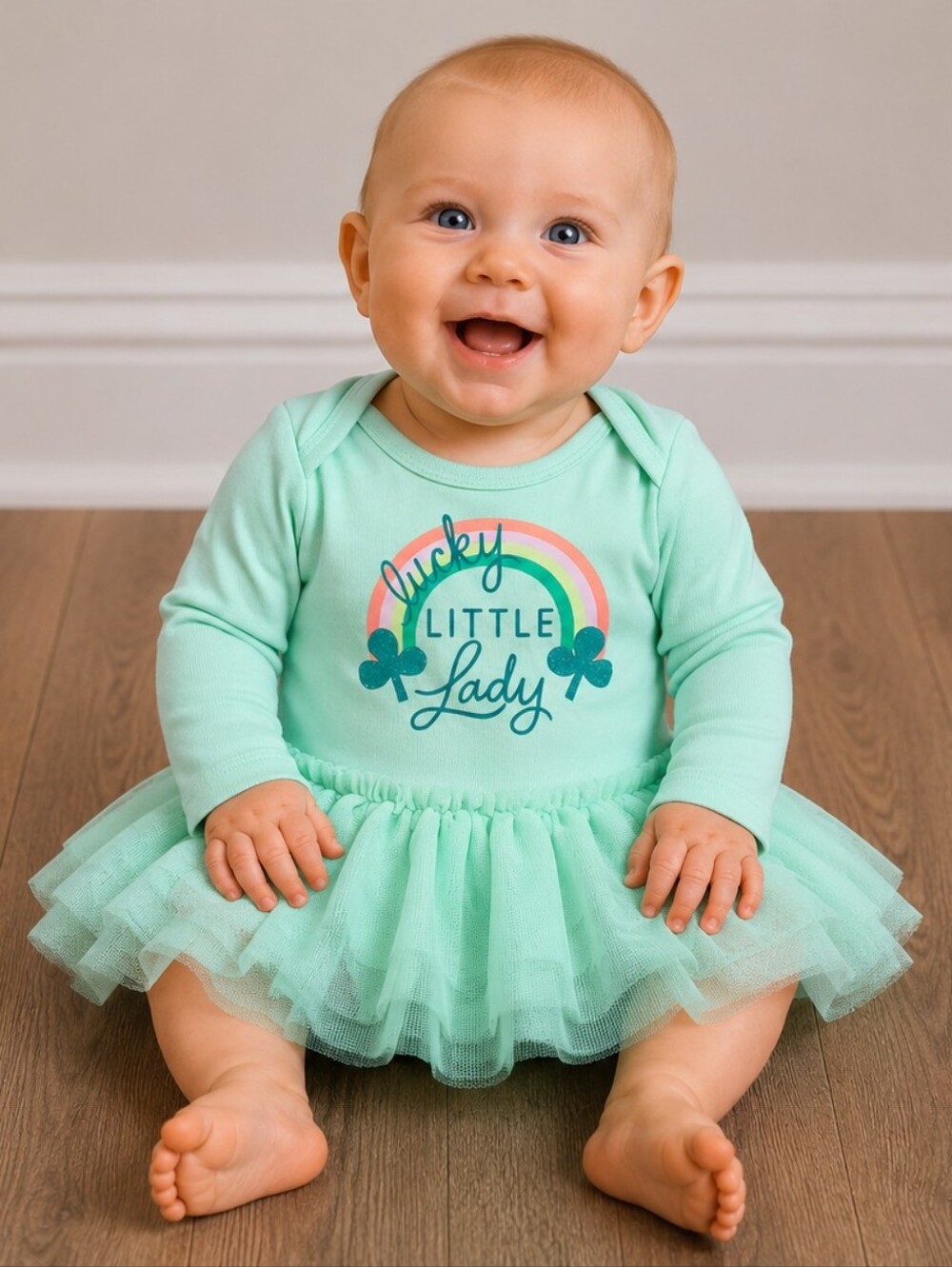0-3 Girls St. Patricks Day Tutu Shirt